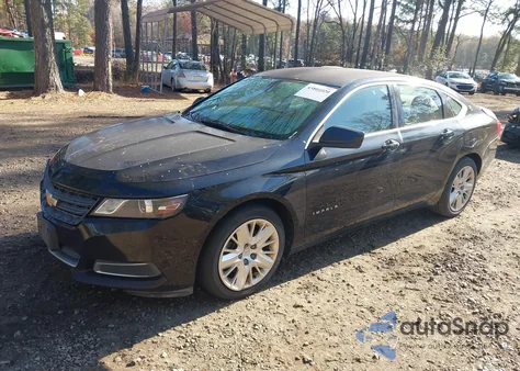 2017 Chevrolet Impala Ls из США, поврежденный, VIN 1G11Z5SA8HU118310